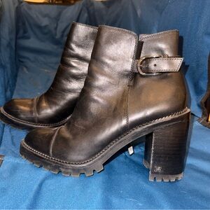 Sam Edelman Black Heeled Boots